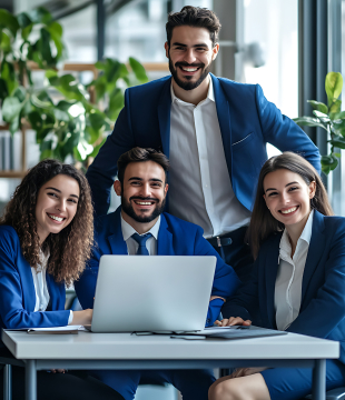 Student receiving application guidance for overseas study